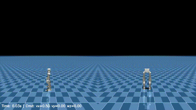 Asimov legs walking animation