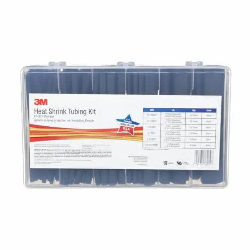 3M FP-301 black assorted heat-shrink tubing kit