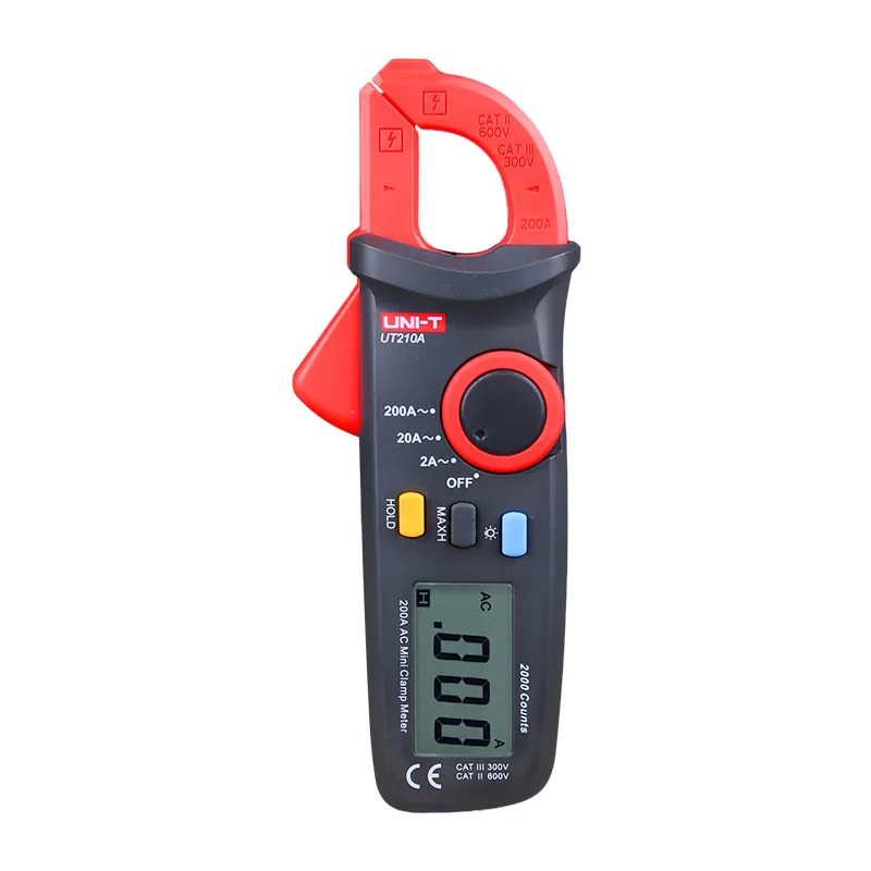 UNI-T UT210A, one model in the UT210 mini clamp meter series