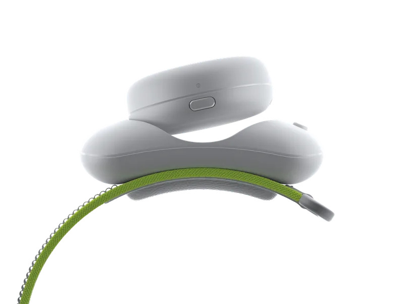 PICO Motion Tracker with its strap and mounting cradle